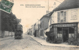 Gennevilliers     92           Rue De Paris Prolongée    Tramway   . Café  Bière Du Lion (voir Scan) - Gennevilliers