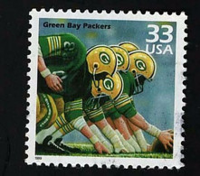 1999 Green Bay Packers Michel US 3174 Stamp Number US 3188d Yvert Et Tellier US 2950 Stanley Gibbons US 3655 Used - Used Stamps