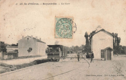 Boyardville , Ile D'oléron * 1905 * La Gare * Train Tramway Machine * Ligne Chemin De Fer Charente Maritime - Ile D'Oléron