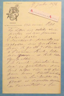 ● L.A.S 1894 Marie LAURENT Actrice - Orphelinat Des Arts - Née à Tulle - Neuilly Sur Seine M. Pelet Lettre Autographe - Acteurs & Comédiens