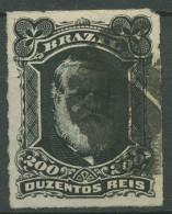 Brasilien 1878 Kaiser Pedro II. 43 Kleine Fehler Gestempelt - Usados