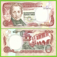 COLOMBIA 500 PESOS 1990  P-431  UNC - Colombie