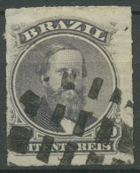 Brasilien 1876 Kaiser Pedro II. 33 Gestempelt - Usados