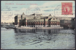 F-EX45887 SWEDEN SUEDE SVERIGE 1914 POSTCARD STOCKHOLM TO BILBAO SPAIN.  - Andere & Zonder Classificatie