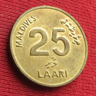 Maldive Islands Maldives 25 Laari 1984 KM# 71 Lt 1111 *VT Maldivas - Maldivas