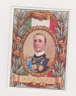 Vignette Militaire - Duke Of Abruzzi - Erinnophilie