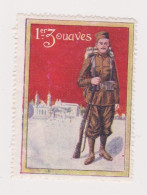 Vignette Militaire Delandre - 1er Régiment De Zouaves - Vignettes Militaires