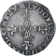 France, Louis XIII, 1/4 Ecu De Béarn, 1628, Morlaas, TTB, Argent, Gadoury:30 - 1610-1643 Ludwig XIII. Der Gerechte