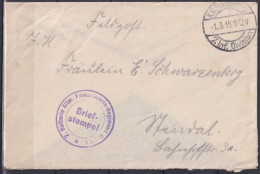 F-EX45904 GERMANY WWI FELDPOST 1915 2ª BATTERIE ARTILLERIE 7th INFANTERIE DIV.  - Other & Unclassified