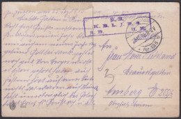 F-EX45916 GERMANY WWI FELDPOST 1916 POSTCARD S.B. K.B.L.J.R.8.  - Andere & Zonder Classificatie