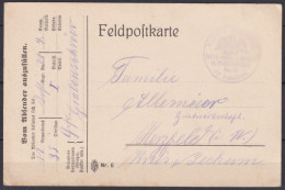 F-EX45919 GERMANY WWI FELDPOST EAGLE BIRD CANCEL 1915 REG INFANTERIE Nº21.  - Sonstige & Ohne Zuordnung