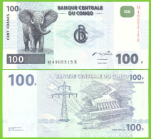 CONGO D.R. 100 FRANCS 2000 HdM  P-92A UNC - République Démocratique Du Congo & Zaïre