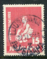 YUGOSLAVIA 1952 Children's Week.  Used.  Michel 696 - Oblitérés