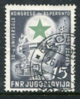 YUGOSLAVIA 1953 Esperanto Congress   Used.  Michel 729 - Gebraucht