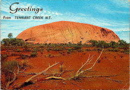 23-11-2023 (3 V 13) Australia - NT - Ayers Rock (now Call ULURU) UNESCO - Welcome To Tennant Creek - Uluru & The Olgas