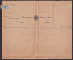 F-EX45452 GERMANY WWII FELDPOST 1915 BERLIN TELEGRAPH.  - Feldpost (franchigia Postale)