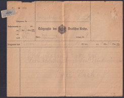 F-EX45453 GERMANY WWII FELDPOST 1915 BERLIN TELEGRAPH.  - Feldpost (franchigia Postale)