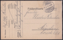 F-EX45964 GERMANY WWI FELDPOST 1915 SCHWARZWAID.  - Feldpost (postage Free)