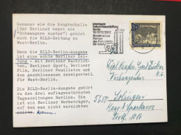 1963 Berlin Deutsche Industrieausszellung Partner 1963 Asien Maschinenstempel Werbestempel Postkarte Schwangere Auster - Frankeermachines (EMA)