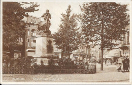 Zaandam Standbeeld Czaar Peter Gelopen 1930 Treinblokstempel - Zaandam