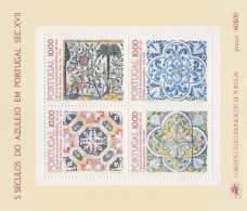 Portugal - 1982 The 500th Anniversary Of Azulejos In Portugal,S/S MNH** - Neufs