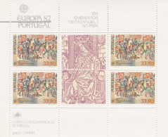 Portugal - 1982 EUROPA Stamps - Historic Events,M/S MNH** - Neufs