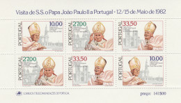 Portugal - 1982 The Visit Of Pope John Paul II,M/S MNH** - Neufs