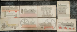 Drawings Of Machinery In Colour, Consisting Of Several Layers That Can Be Unfolded To Show The Interior Of The Machines - Maschinen