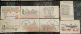 Drawings Of Machinery In Colour, Consisting Of Several Layers That Can Be Unfolded To Show The Interior Of The Machines - Autres Plans