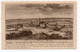 BELGIQUE - FLORENNES - Vue De La Ville Vers 1740  (C139) - Florennes
