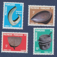 1984 French Polynesia D4-D7 Archaeological Artifacts - Islands
