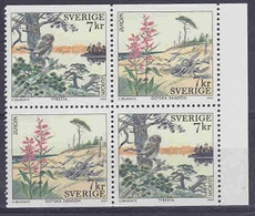 # SVEZIA SVERIGE SWEDEN - 1999 - CEPT EUROPA Natura Park - Set 4 Stamps MNH - 1999