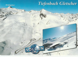 CPM. TIEFENBACHGLETSCHER . SÖLDEN . ÖTZTAL . TIROL . TIMBRE DECOLLE CARTE INTACTE .  2 SCANNES - Sölden