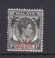 MALAYA (BRITISH MILITARY ADMINISTRATION)  -  1945-48 Overprinted BMA Malaya 1c Never Hinged Mint - Malaya (British Military Administration)