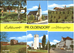 70115628 Preussisch Oldendorf Pr Oldendorf Schwimmbad Kirche Flugzeug Cafe Schul - Getmold