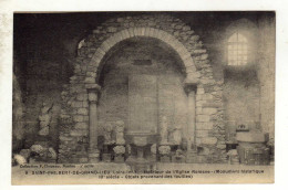 Cpa N° 9 SAINT PHILBERT DE GRANDLIEU Intérieur De L'église Romane - Saint-Philbert-de-Grand-Lieu