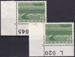 DÄNEMARK 1963 MI-NR. 413 Xy Eckrand ** MNH - Unused Stamps