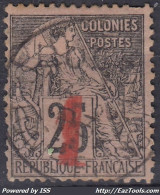 TIMBRE OBOCK ALPHEE DUBOIS SURCHARGE N° 21 OBLITERATION LEGERE - A VOIR - Used Stamps