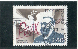 MONACO    1995  Y.T. N° 1987  Oblitéré - Gebraucht