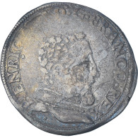 France, Henri II, Teston à La Tête Nue, 1560, Toulouse, Buste D, TB+, Argent - 1547-1559 Enrique II