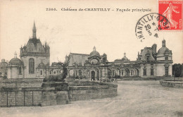 FRANCE - Château De Chantilly - Façade Principale - Carte Postale Ancienne - Chantilly