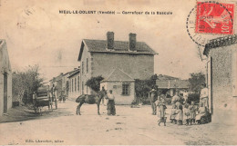 Nieul Le Dolent * Carrefour De La Bascule * Villageois Enfants Cheval - Autres & Non Classés