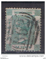 HONG-KONG:  1863/77  VICTORIA  -  24 C.  USED  STAMP  -  YV/TELL. 15 - Used Stamps