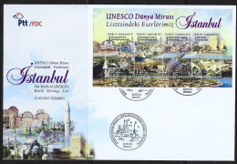 2015 - OUR WORKS IN UNESCO'S WORLD HERITAGE LIST (ISTANBUL) -  21 MAY 2015- FDC - FDC