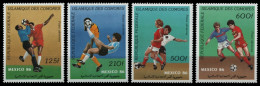 Komoren 1986 - Mi-Nr. 777-780 ** - MNH - Fußball / Soccer - Comores (1975-...)