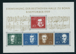 Bund Block Nummer 2 Beethoven Postfrisch MNH - 1959-1980