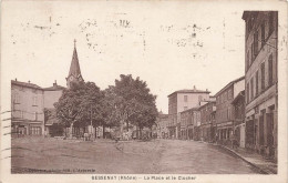 Bessenay * La Place Et Le Clocher De L'église * Pâtisserie - Autres & Non Classés