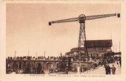 ESPAGNE - Barcelona - Tibidabo (alt 532m) - Gran Atalaya (50 Metros Altura) - Animé - Carte Postale Ancienne - Barcelona