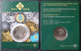 2018  Kazakhstan Kasachstan - 25 Years Of The National Currency 100 Tenge -  - BLISTER - Kazachstan