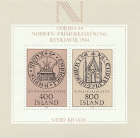 Iceland 1982 - Stamp Exhibition NORDIA '84,S/S,MNH** - Nuevos